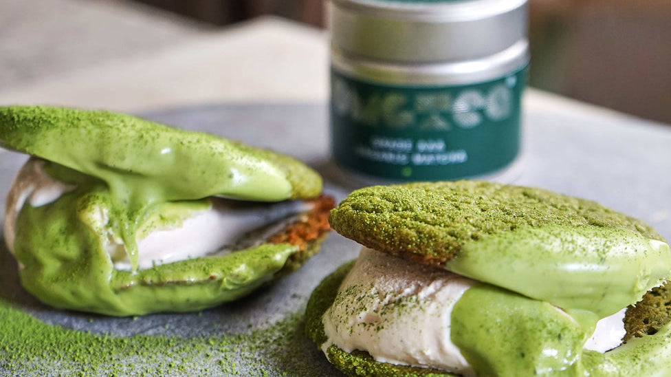 Matcha Ice Cream Sandwich