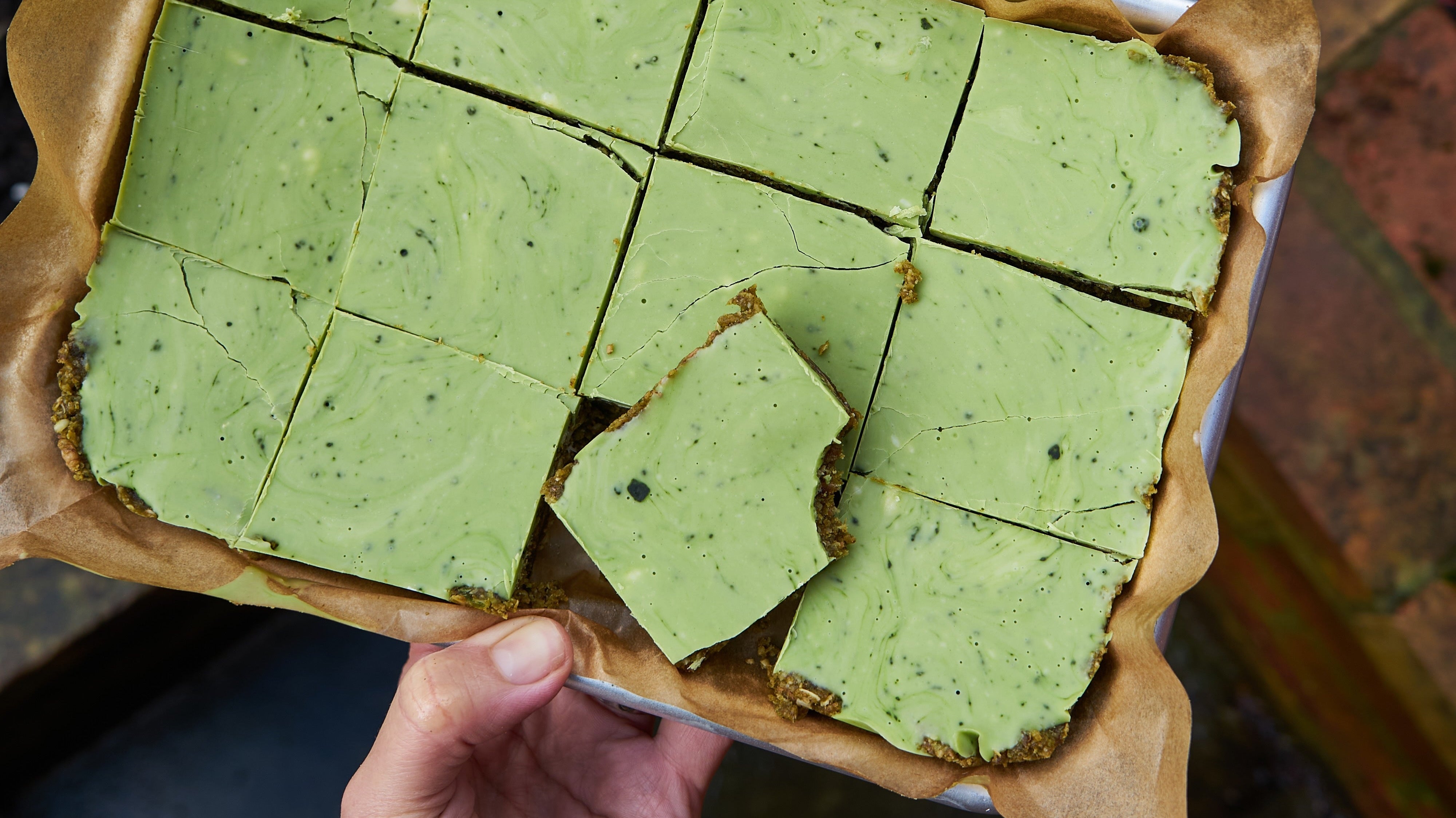 matcha energy bars