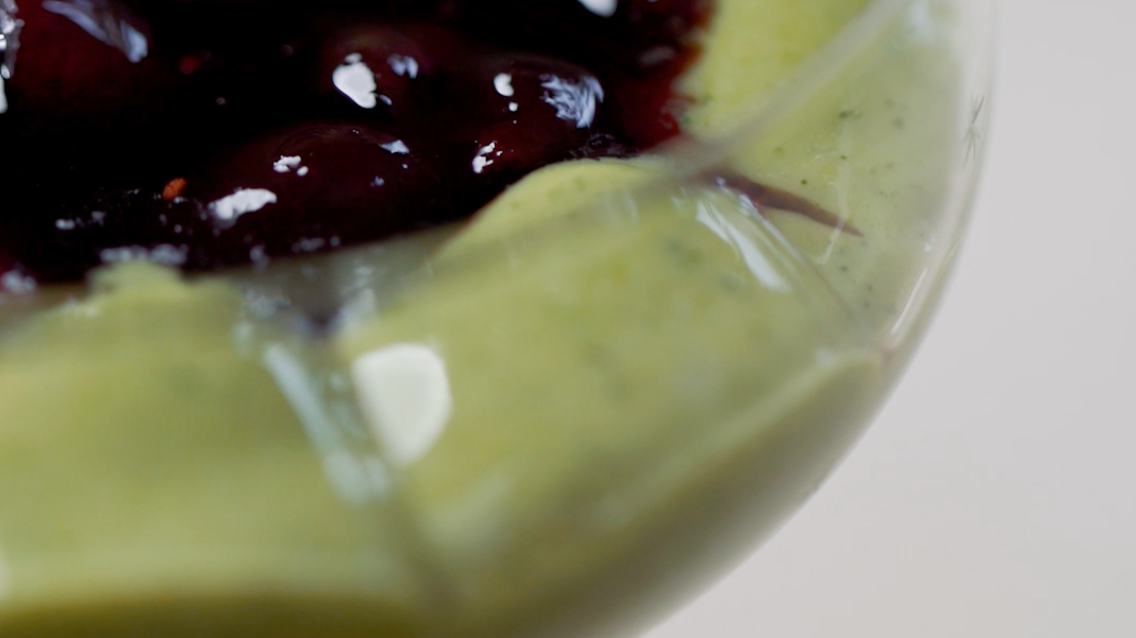 Mousse with Matcha Custard