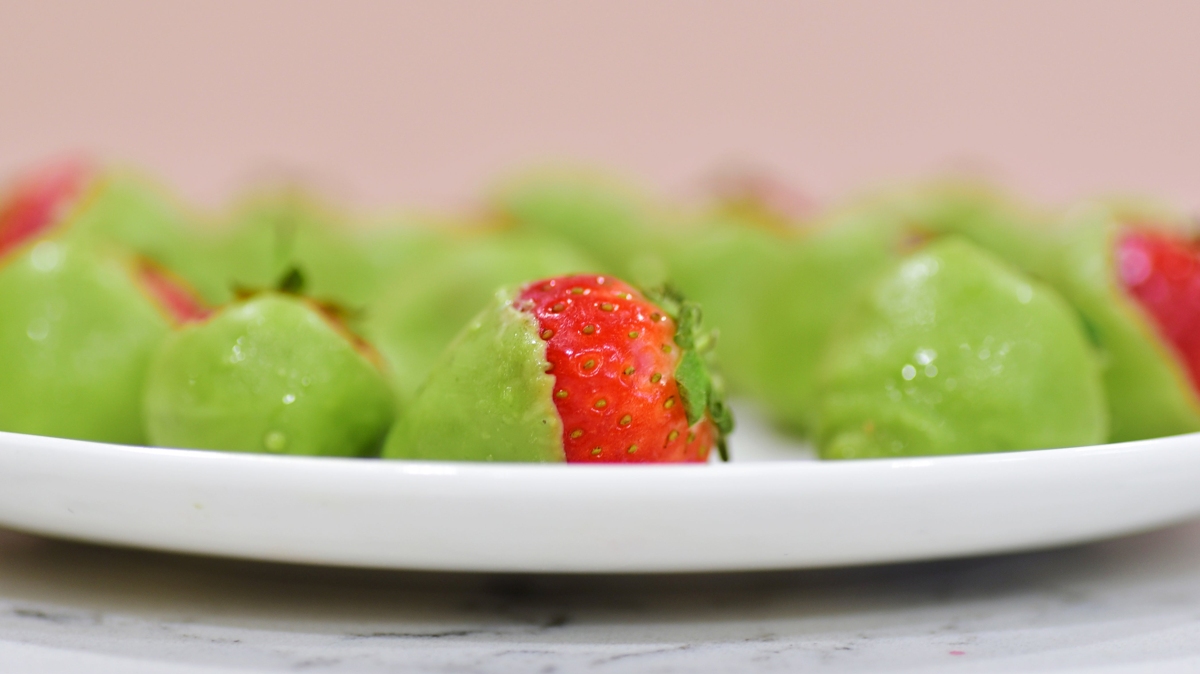 Matcha Chocolate Strawberries