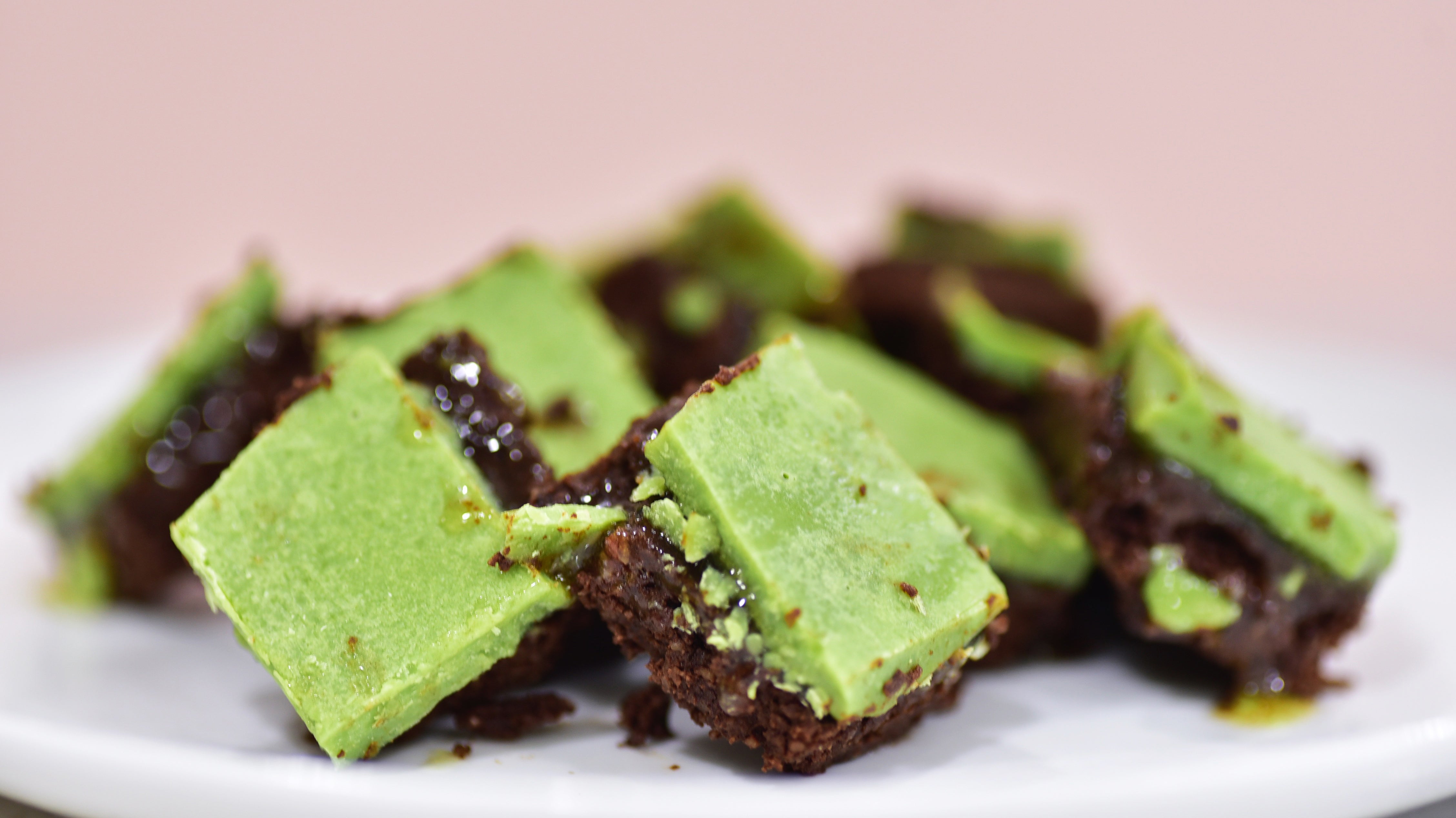 Raw Matcha Brownies