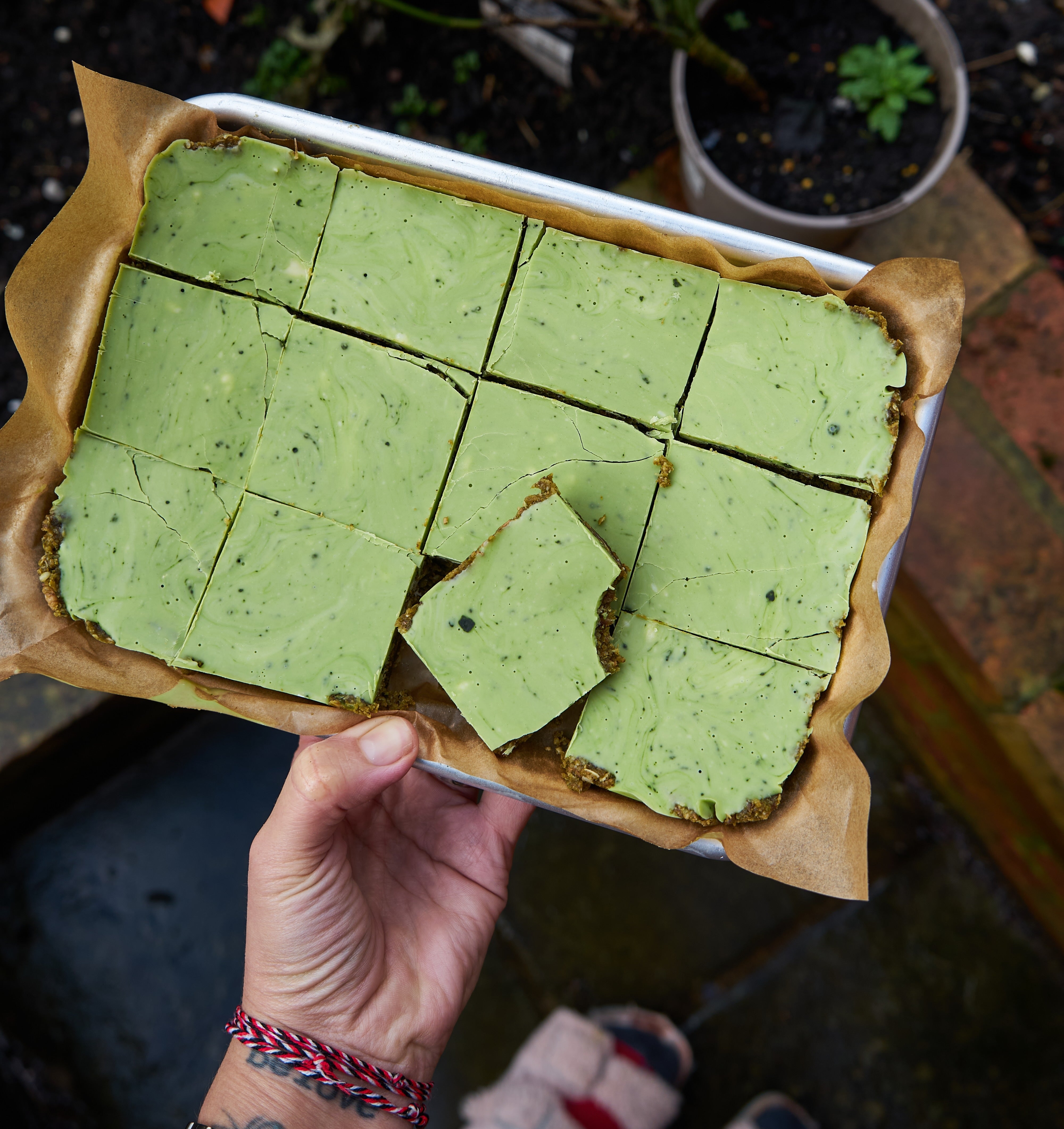 matcha energy bars