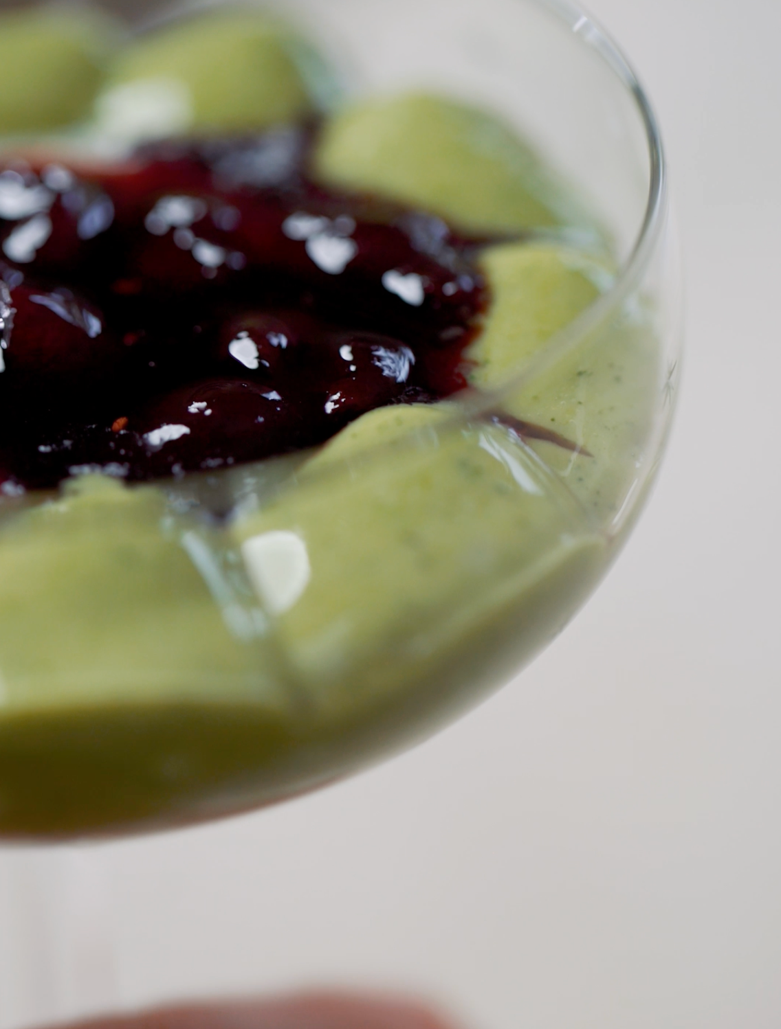 Mousse with Matcha Custard