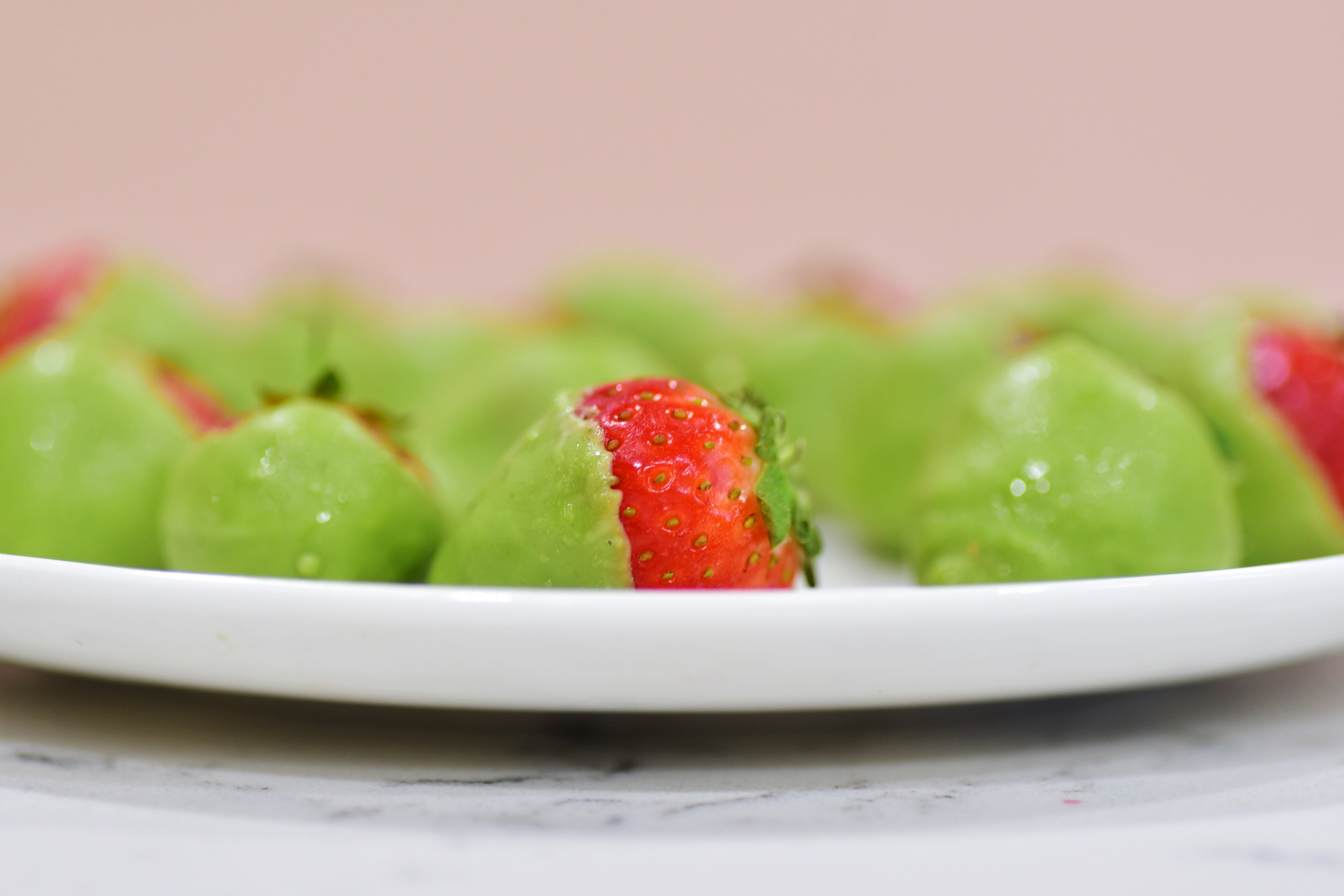 Matcha Chocolate Strawberries