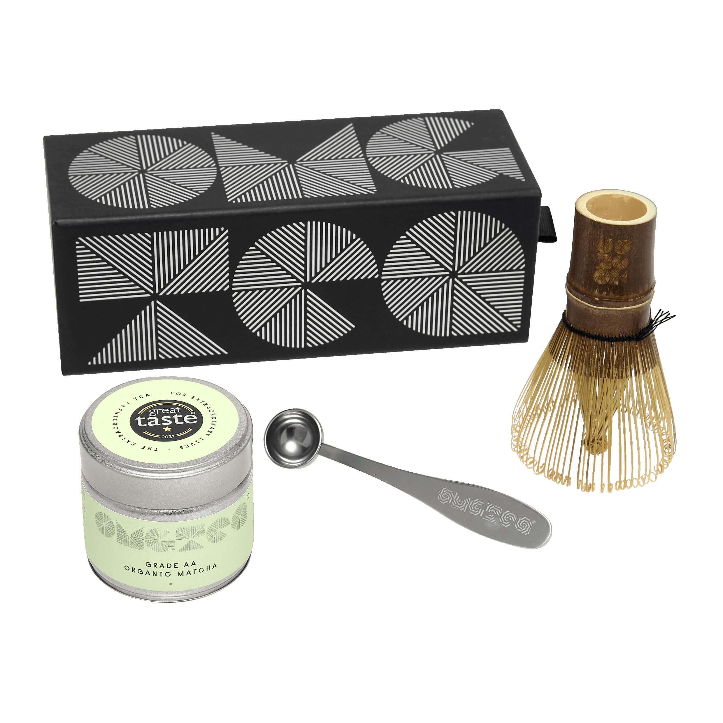OMGTea Gift Set with AA Grade Organic Matcha Tea