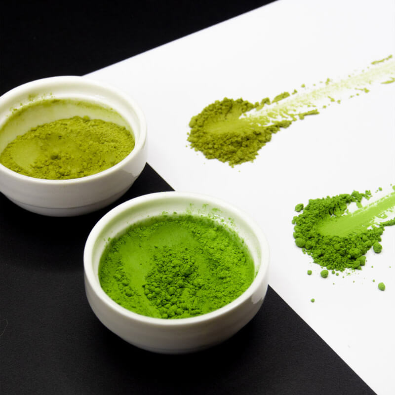 different grades of matcha tea