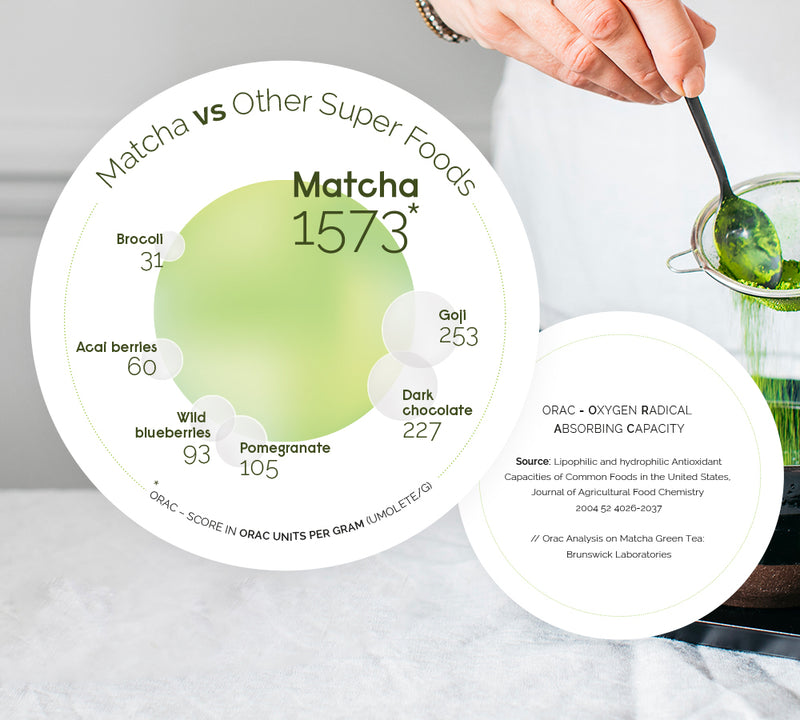 Matcha Tea Benefits Infographic